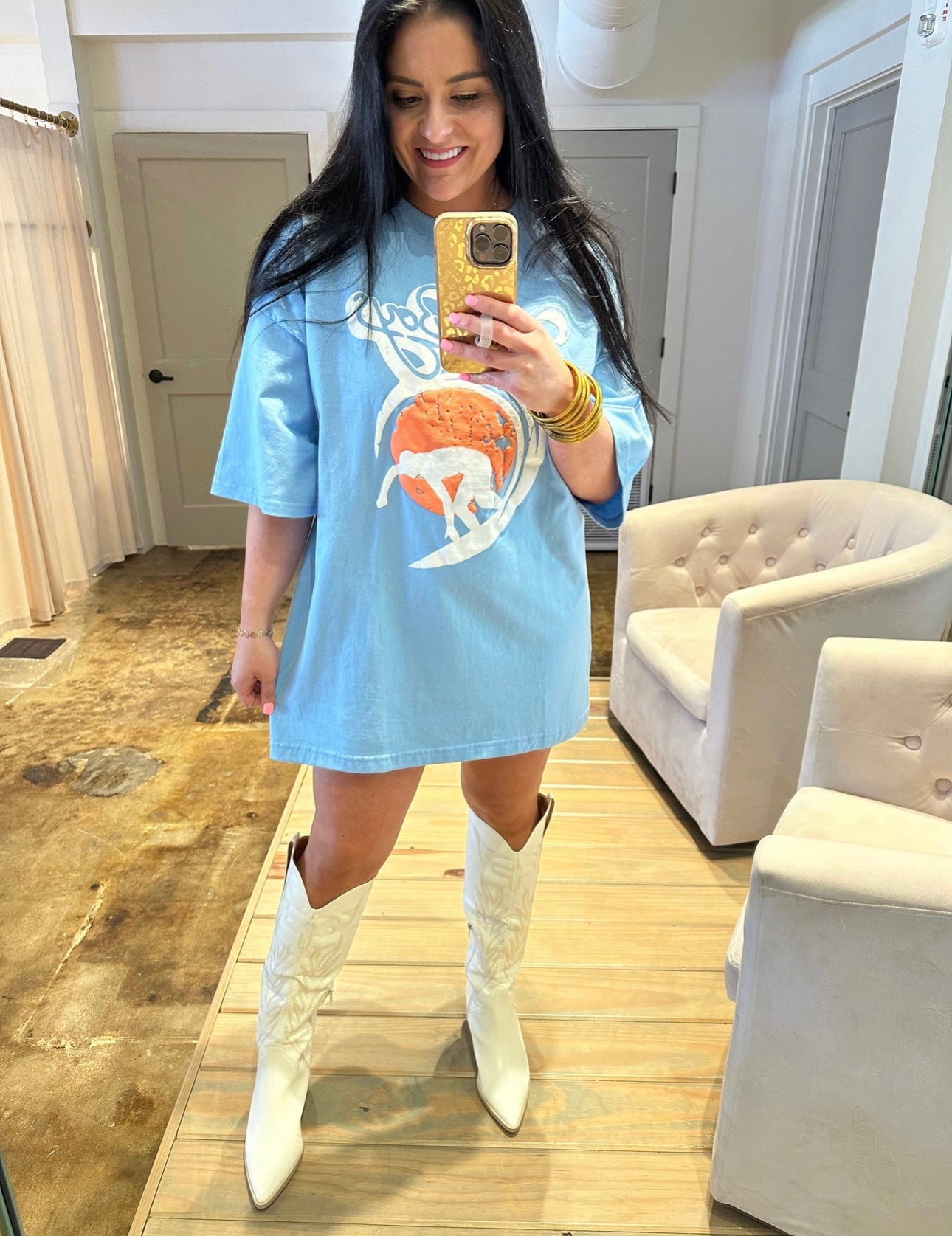 The Beach Boys Light Blue Oversized Tee/Dress