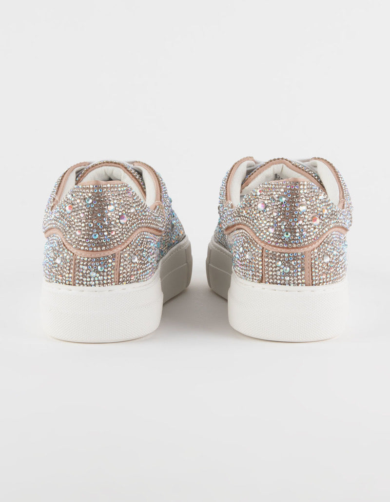 Julia Clear Rhinestone Sneakers