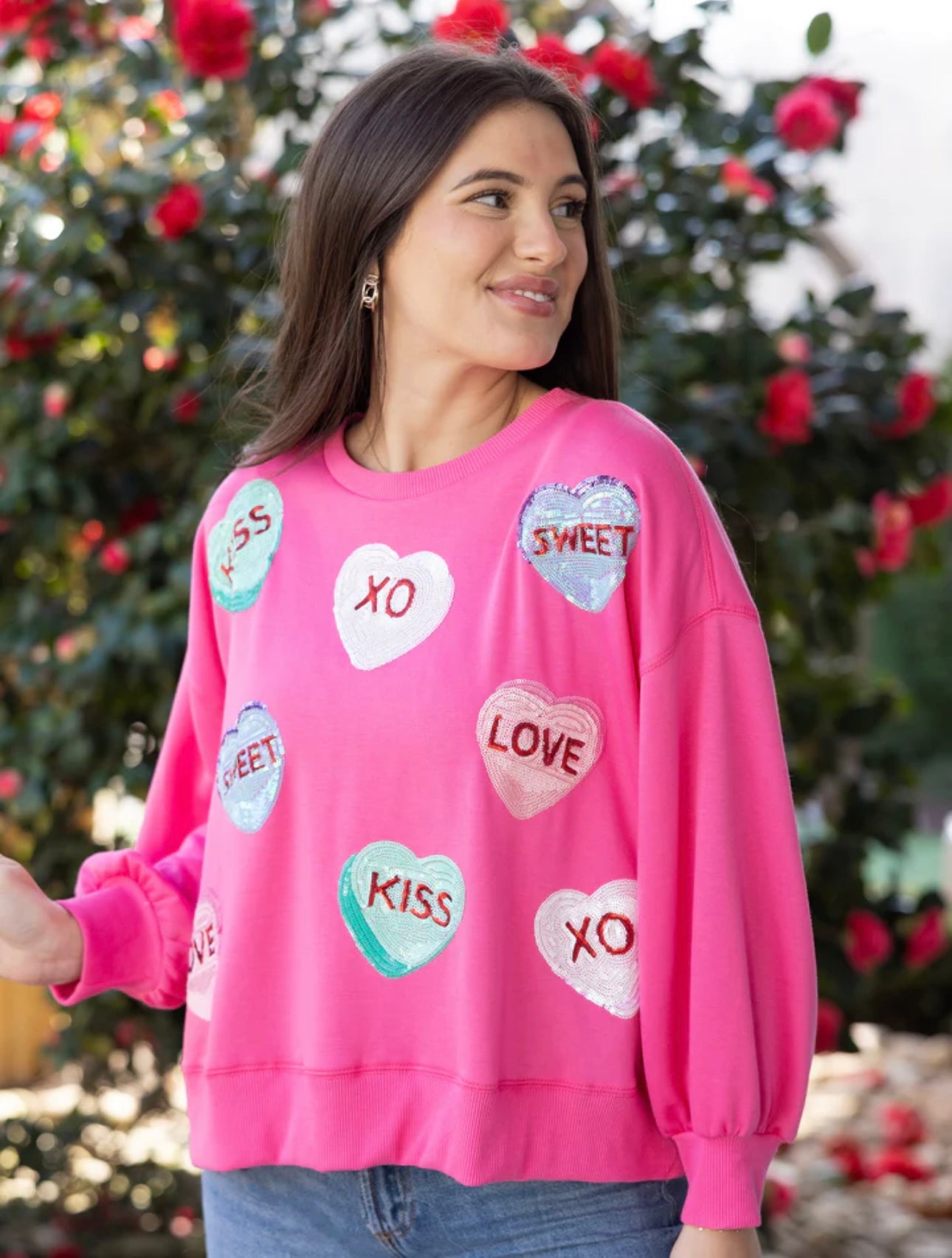 Millie Candy Hearts Sweatshirt