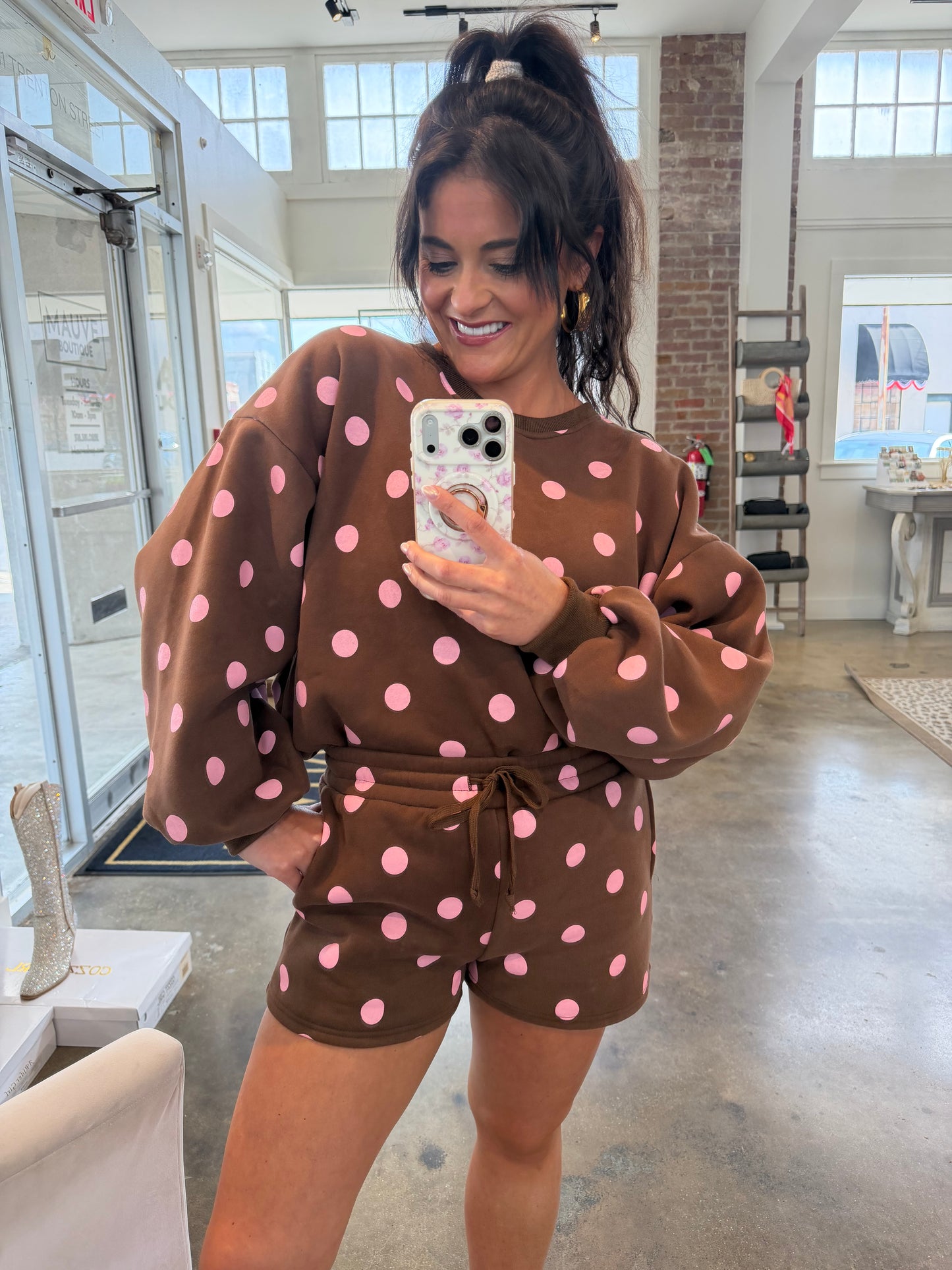 Classic Charm Polka Dotted Set