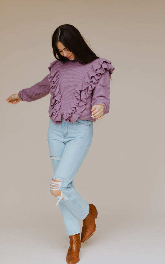 Lavender Me Up Sweater