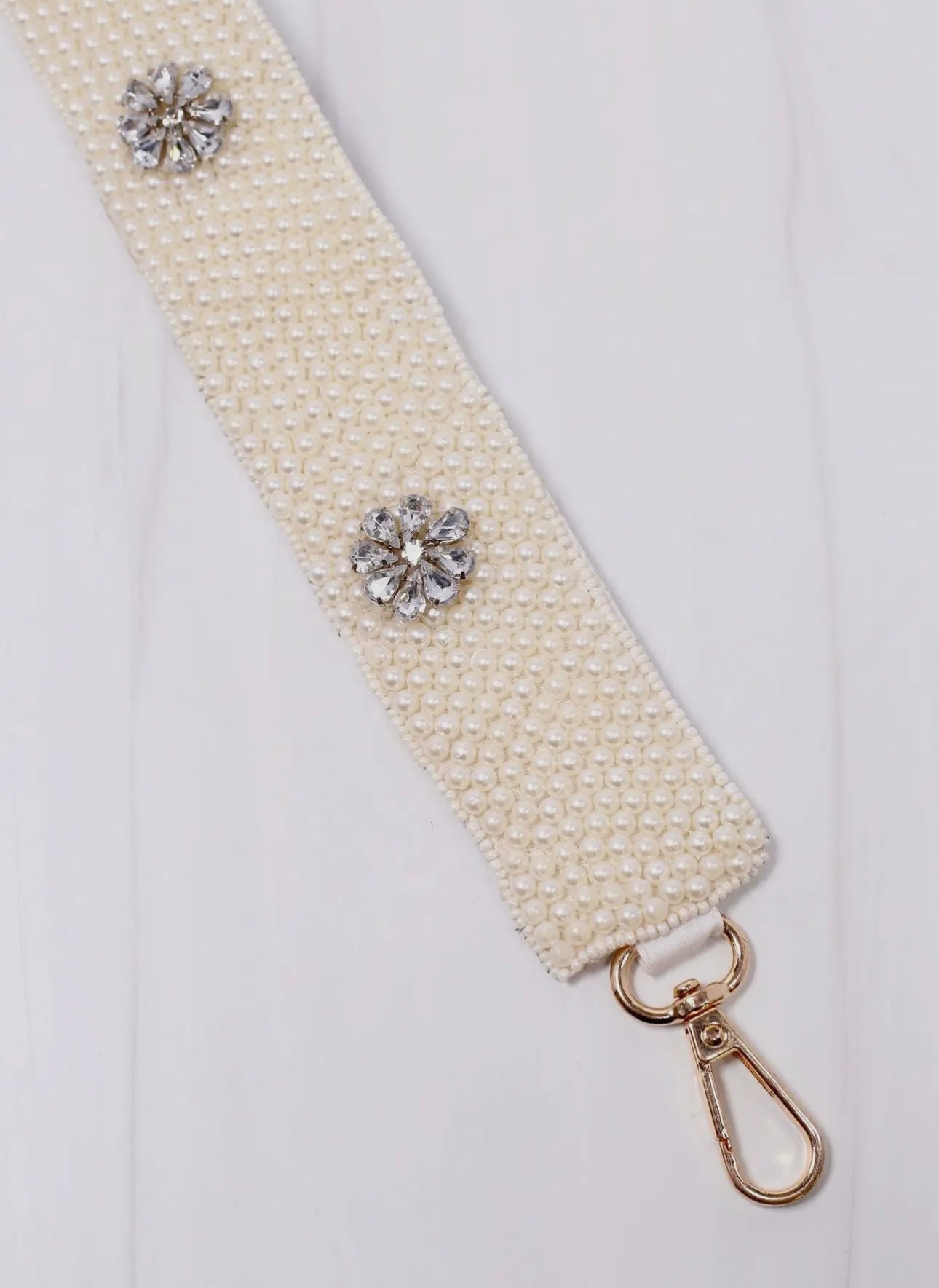 Kennedy Pearl & CZ Crossbody Strap