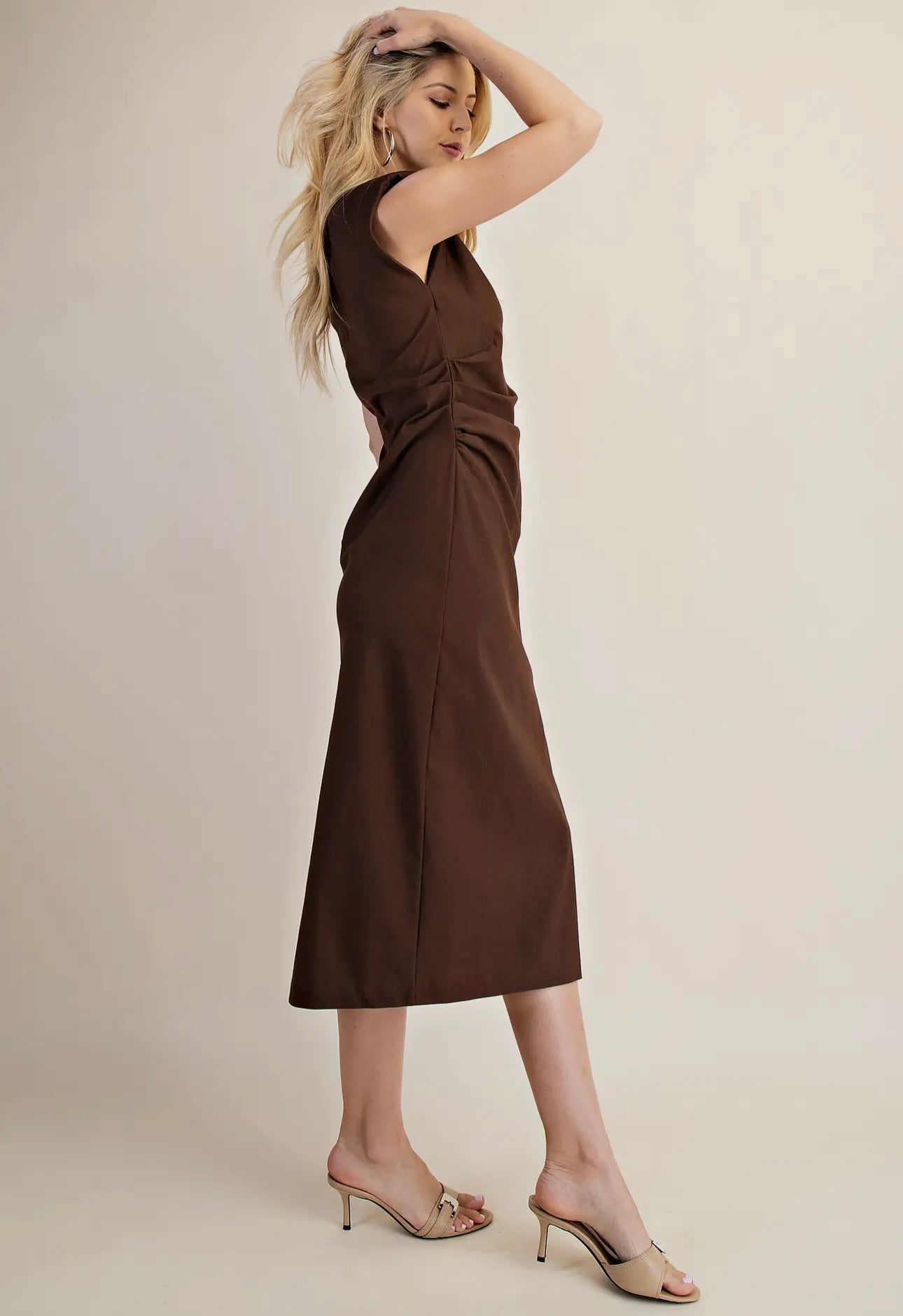 Little Miss Chocolate Midi Dress