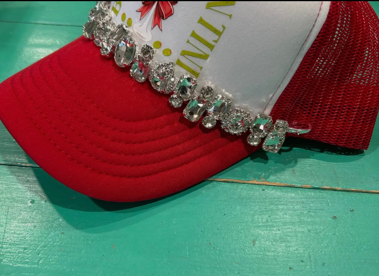 Jumbo Rhinestone Cap Chain