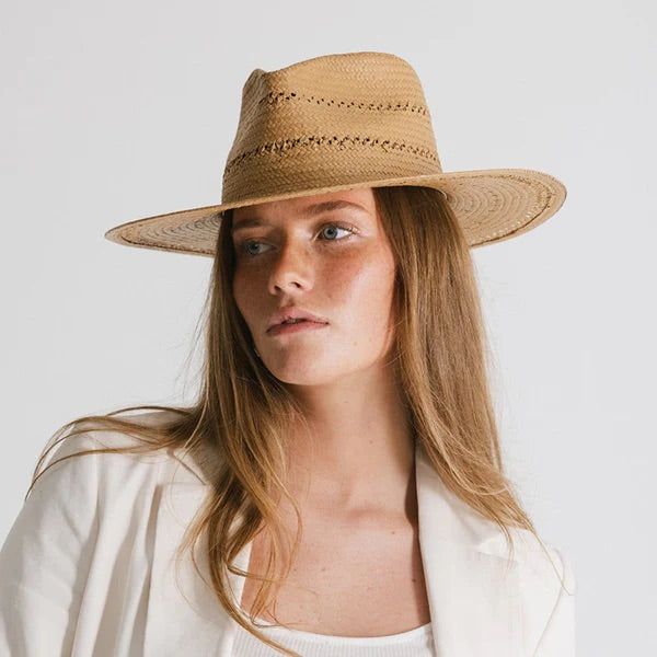 GiGi Pip- Honey Sloan Teardrop Fedora