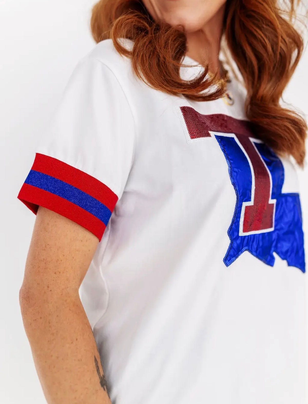 Louisiana Tech Sparkle Tee