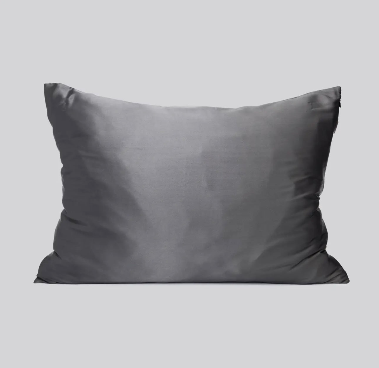 Kit*sch Standard Charcoal Satin Pillowcase