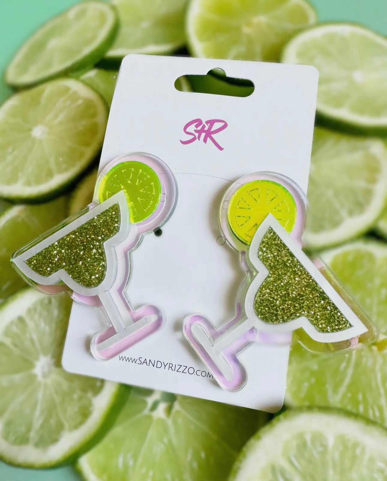 Margarita Glass Statement Studs