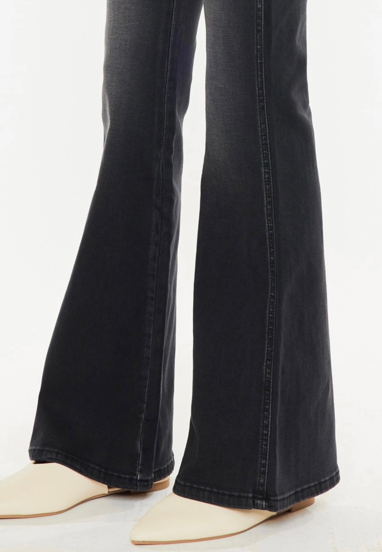 KanCan Black Ultra High Rise Flare Jeans