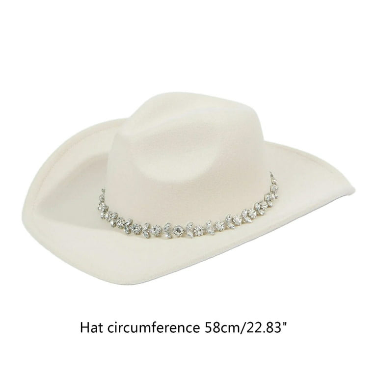 Felt Rhinestone Cowgirl Hats