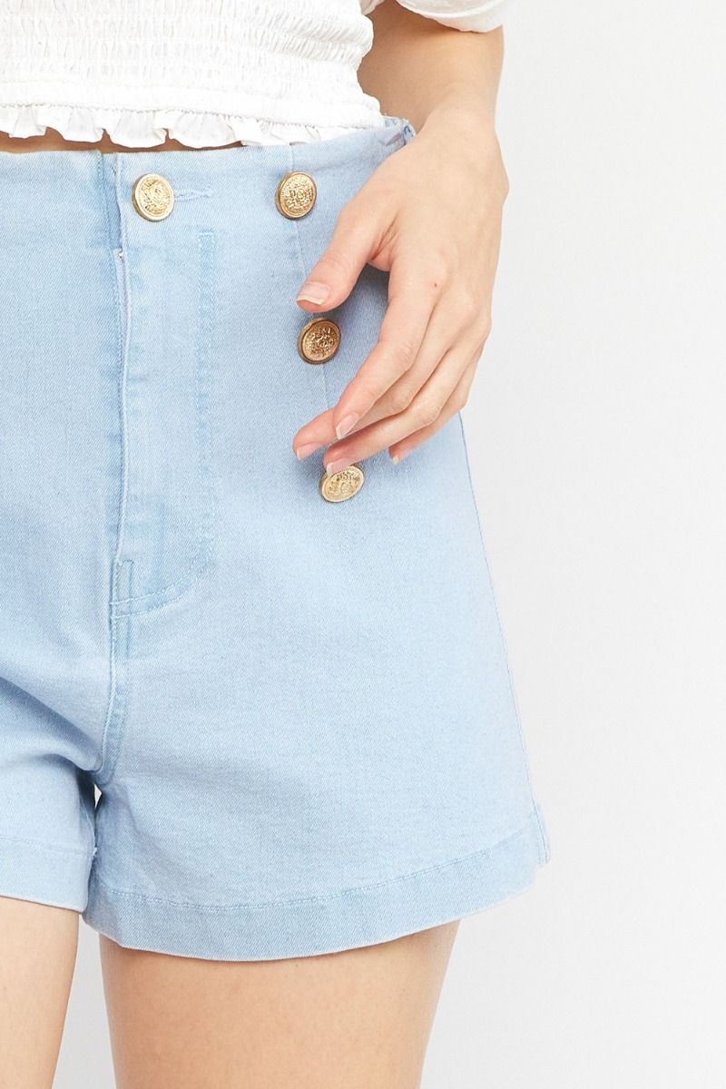 Light Blue Sailor Shorts