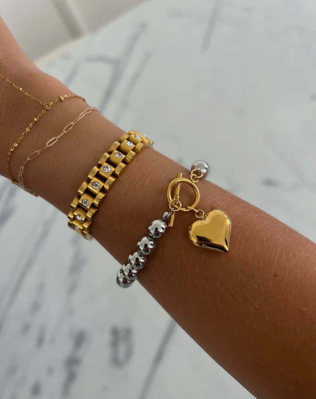 Glam Heart Bracelet