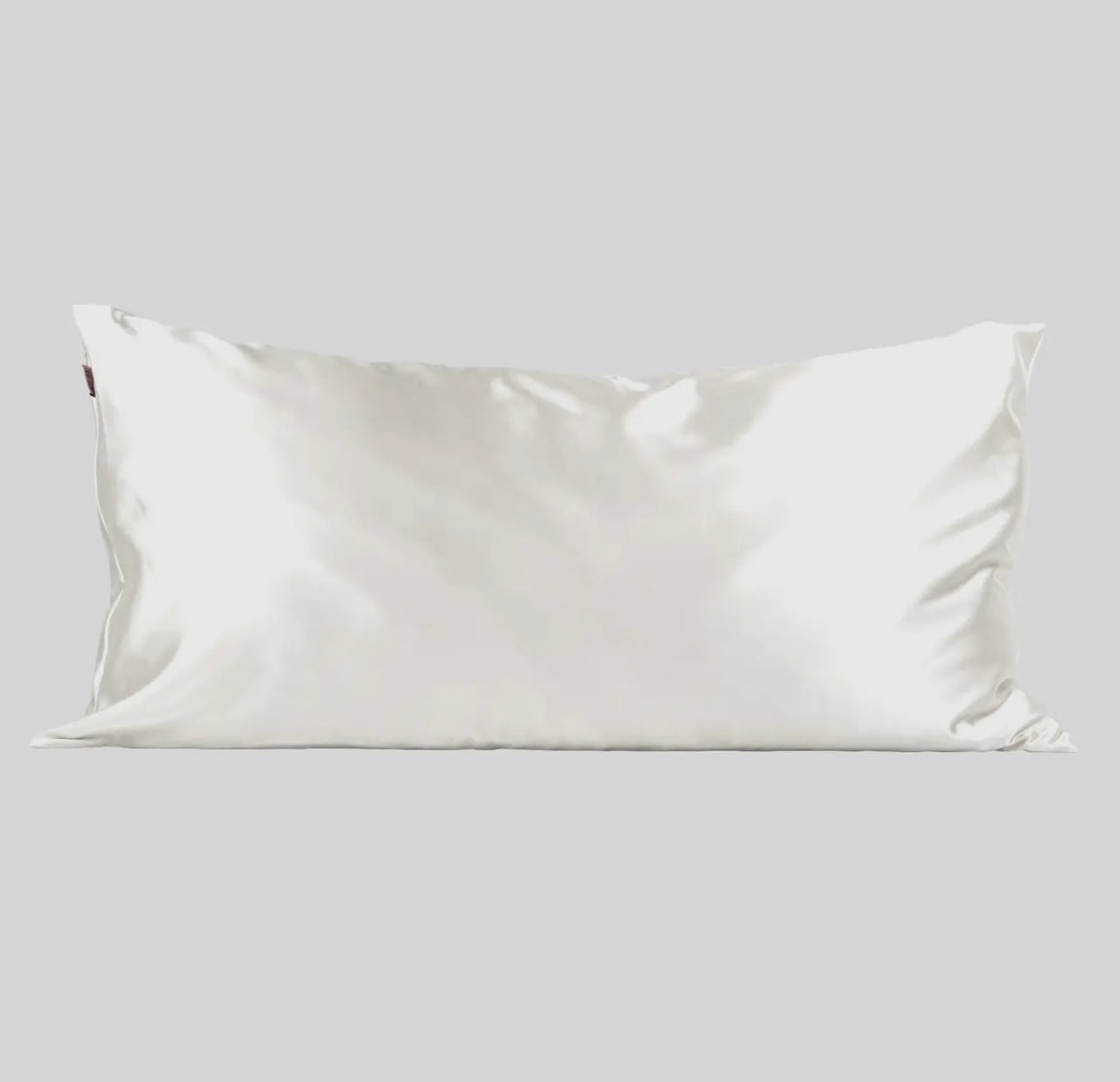 Kit*sch King Silver Satin Pillowcase