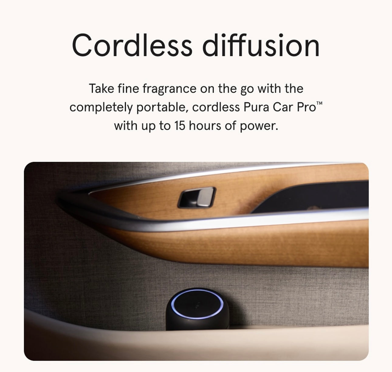 Pura Pro Cordless Car Diffuser