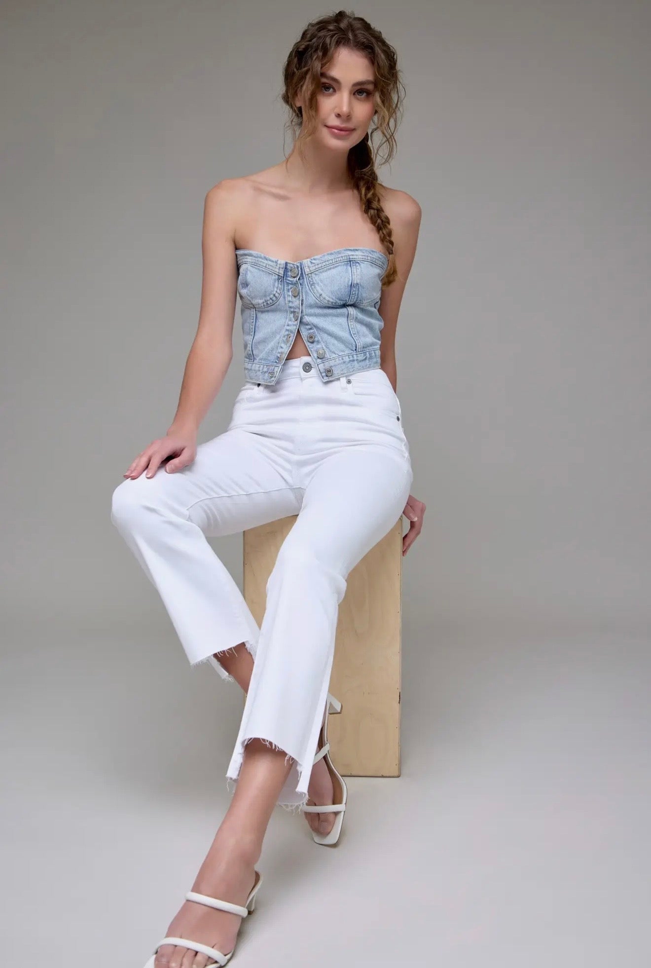 Hidden Happi Jeans Cropped Flared