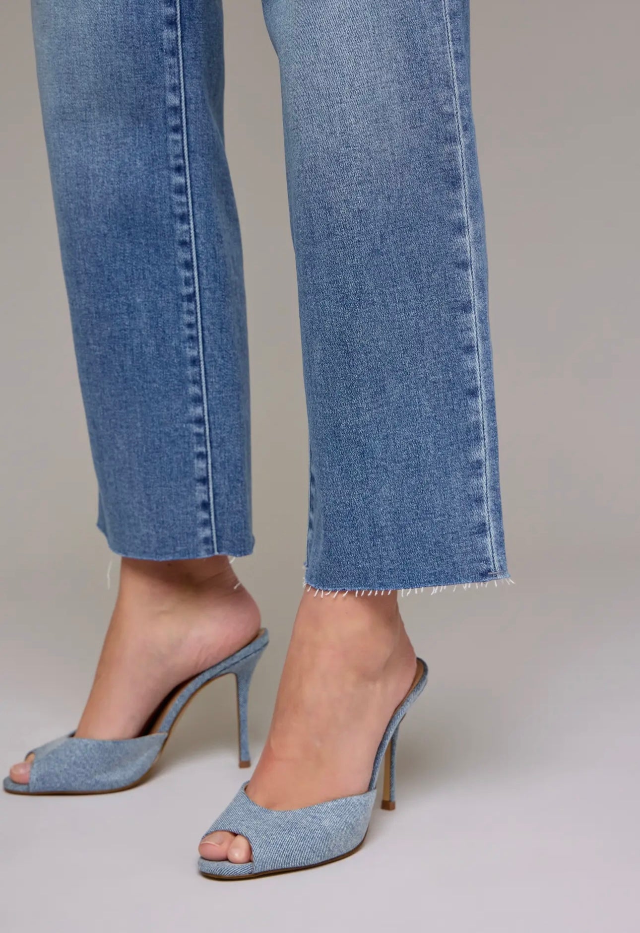 Tracey Medium High Rise Straight Jeans