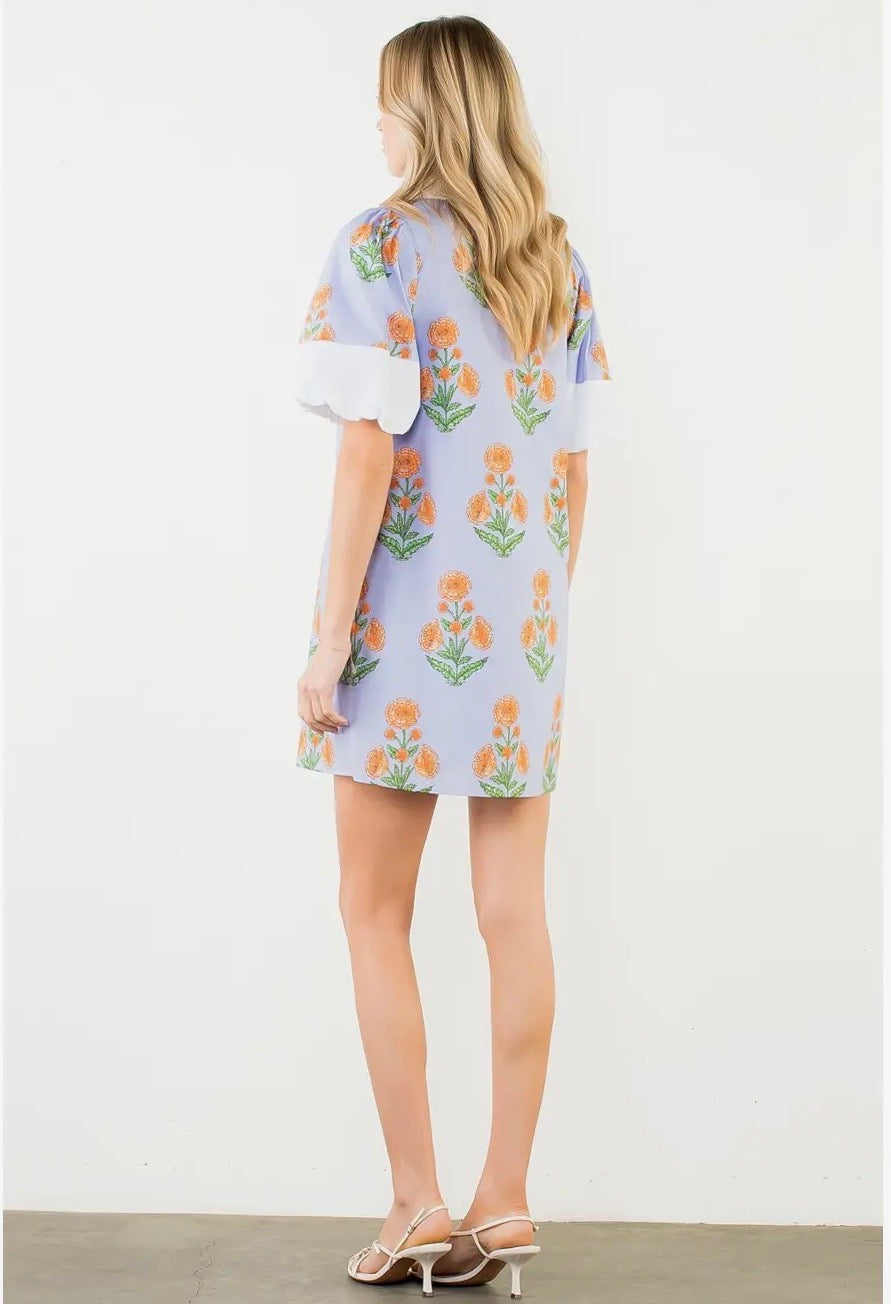 Brunch & Mimosa’s Puff Sleeve Mini Dress