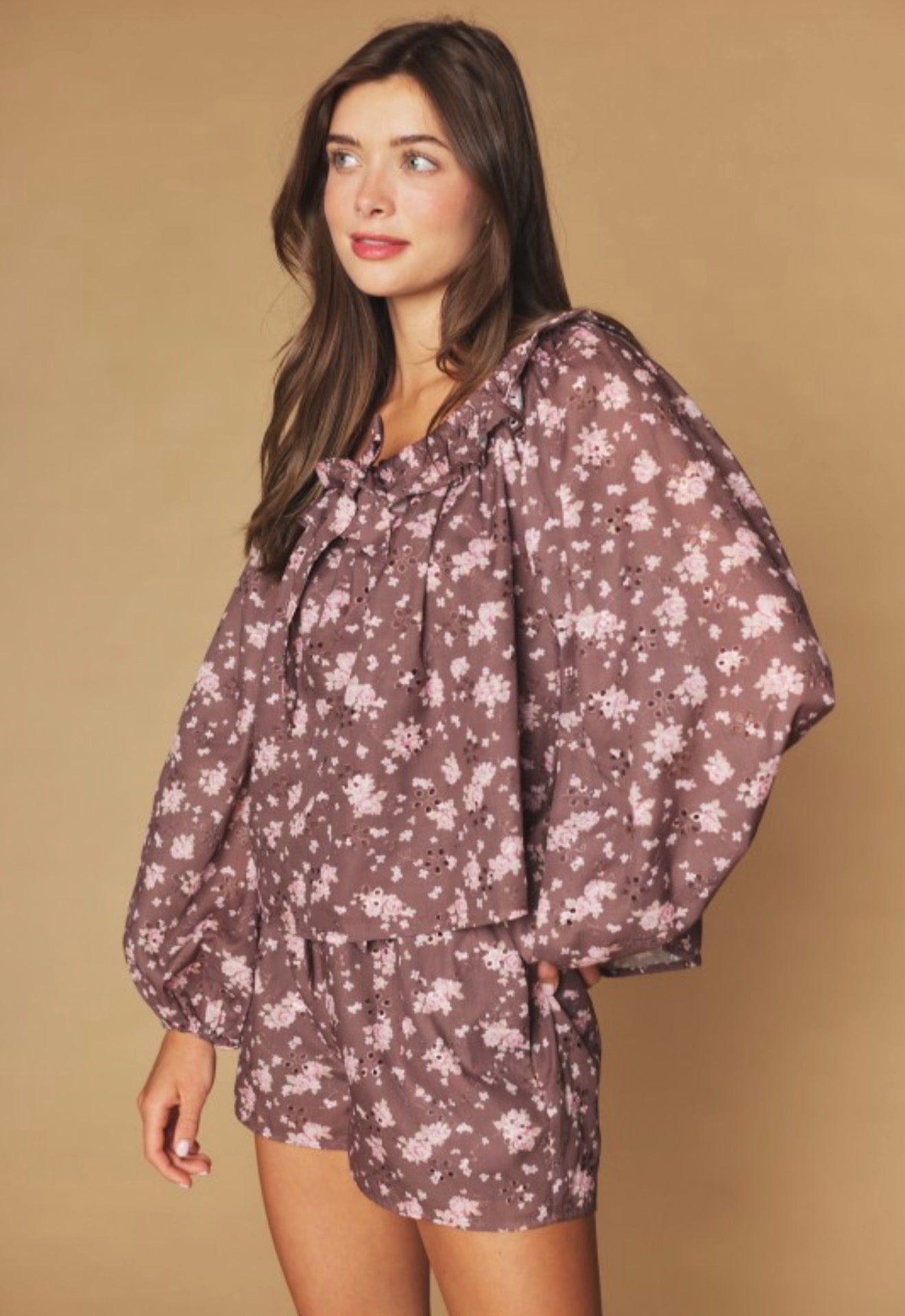 Georgia Floral Ruffle Set