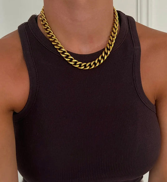 CHUNKY GOLD NECKLACE