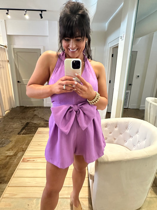 Girly Girl Bow Romper