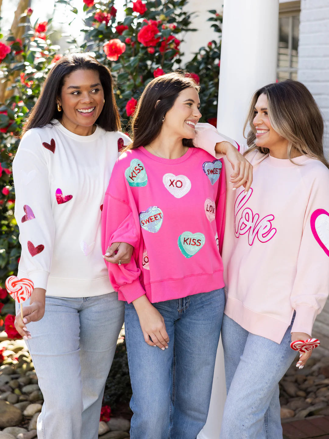 Millie Candy Hearts Sweatshirt