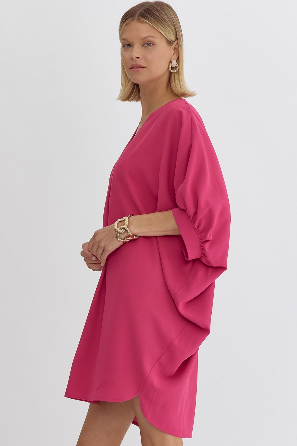 Summer Bliss Magenta Dress