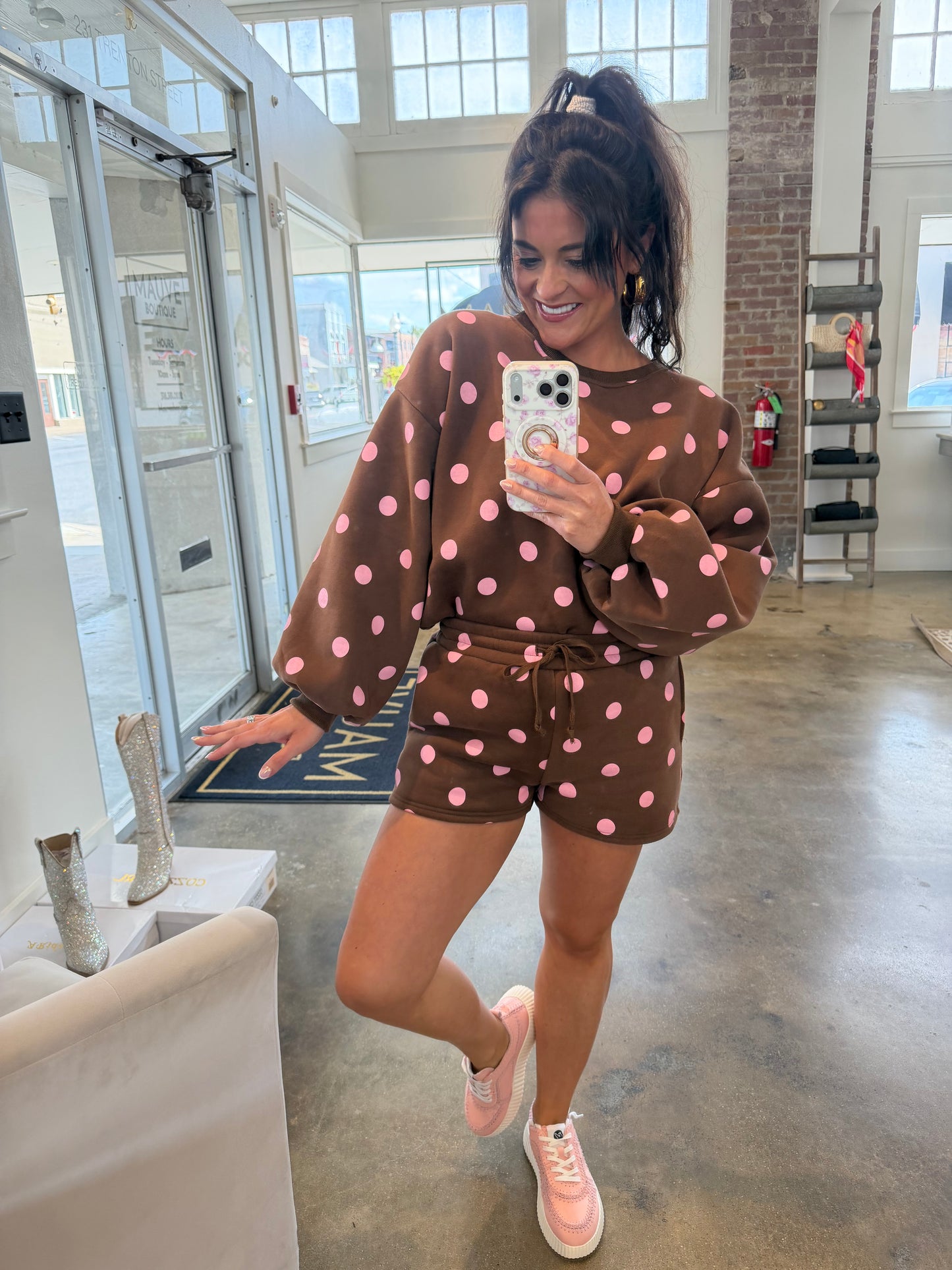 Classic Charm Polka Dotted Set