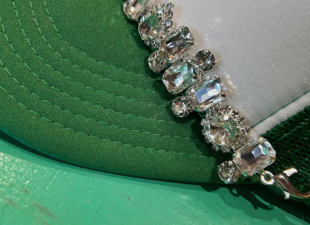 Jumbo Rhinestone Cap Chain