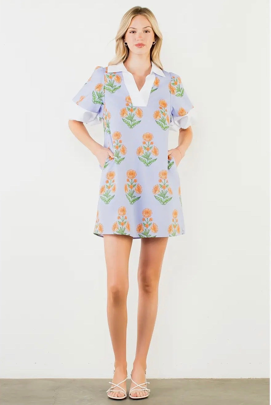 Brunch & Mimosa’s Puff Sleeve Mini Dress