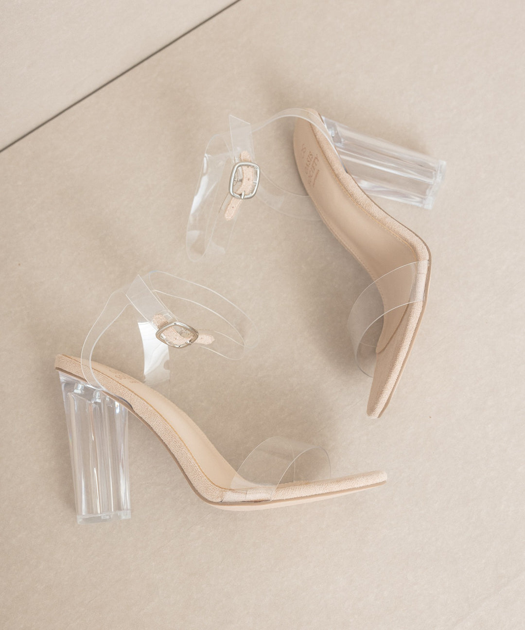 Elsa Crystal Clear Heels