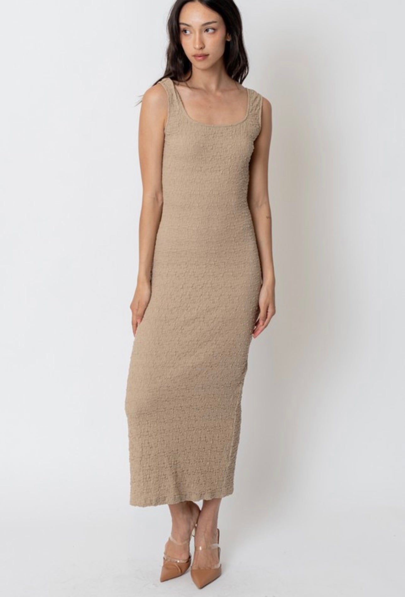 Taupe Bodycon Dress