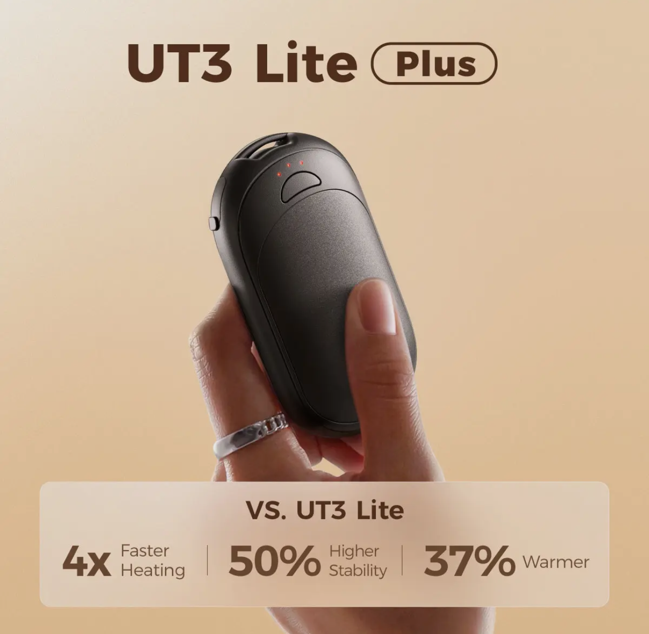 Portable Hand Warmers- Black