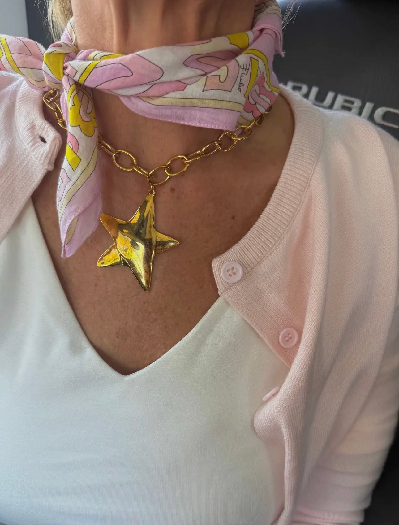 Gold Star Necklace
