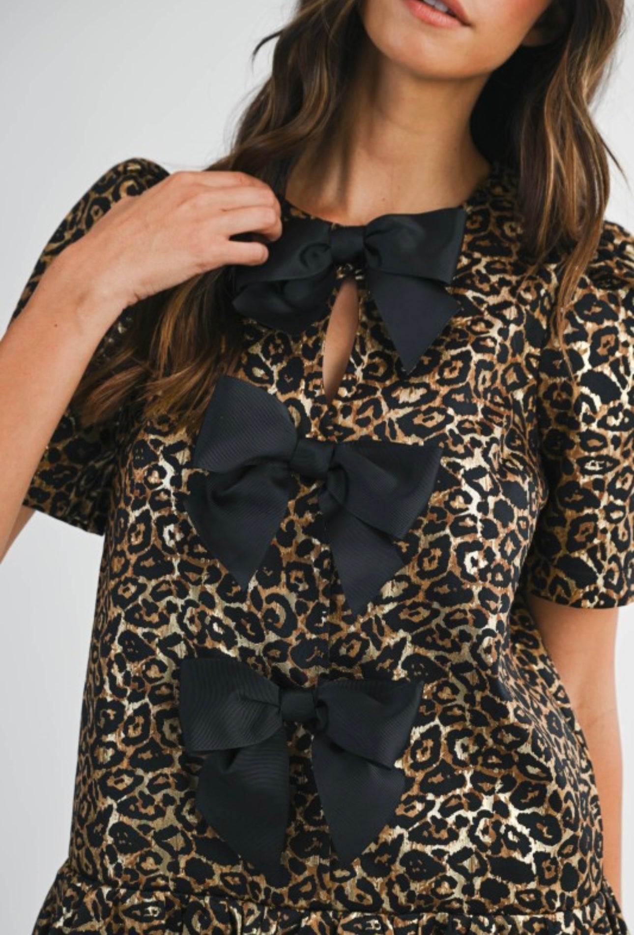 Wild At 🖤 Bow Dress