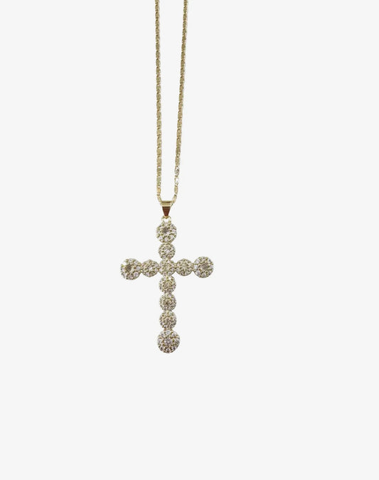 Hazel Cross Charm Necklace