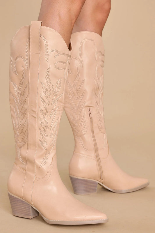 Nude Cowgirl Boots