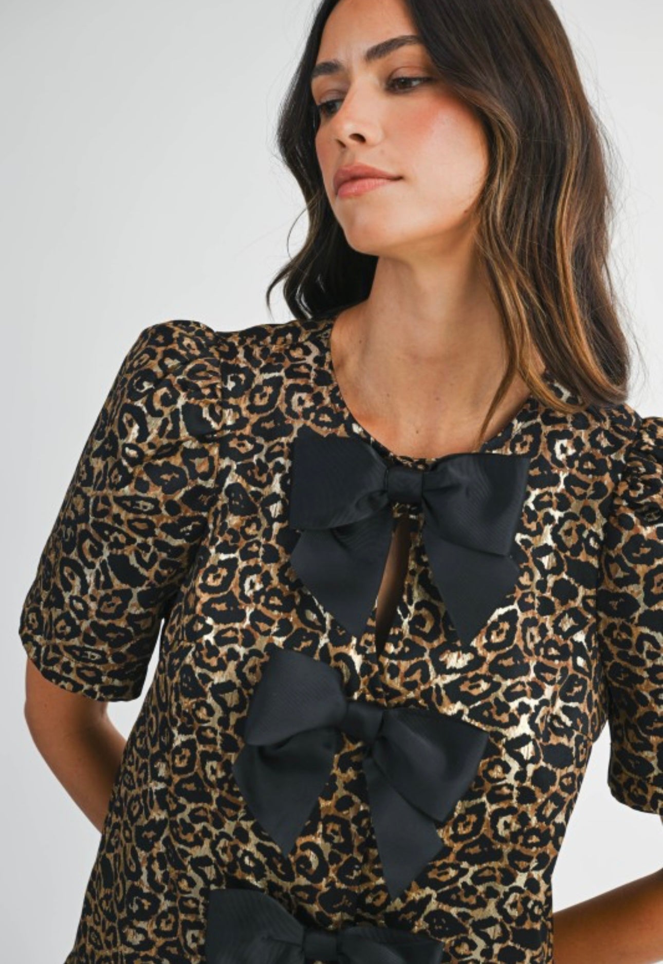 Wild At 🖤 Bow Dress