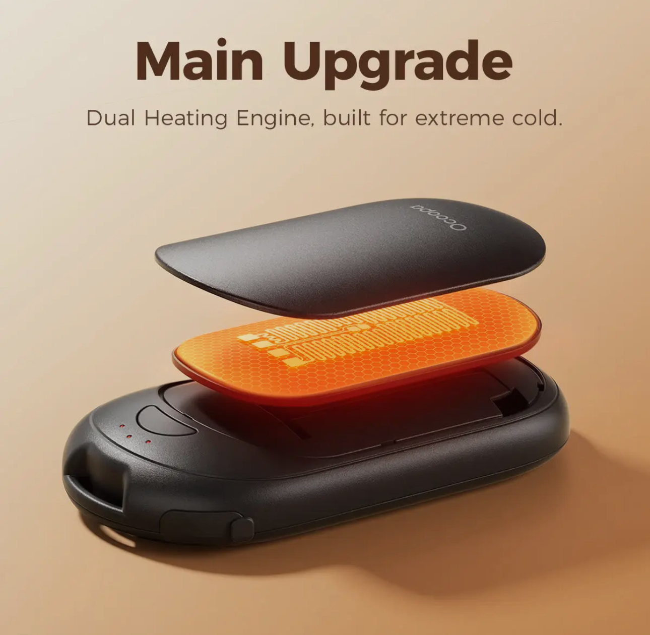 Portable Hand Warmers- Black