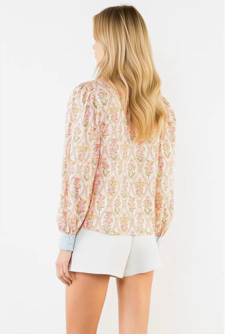 Casual at the Sea Floral Blouse~ THML