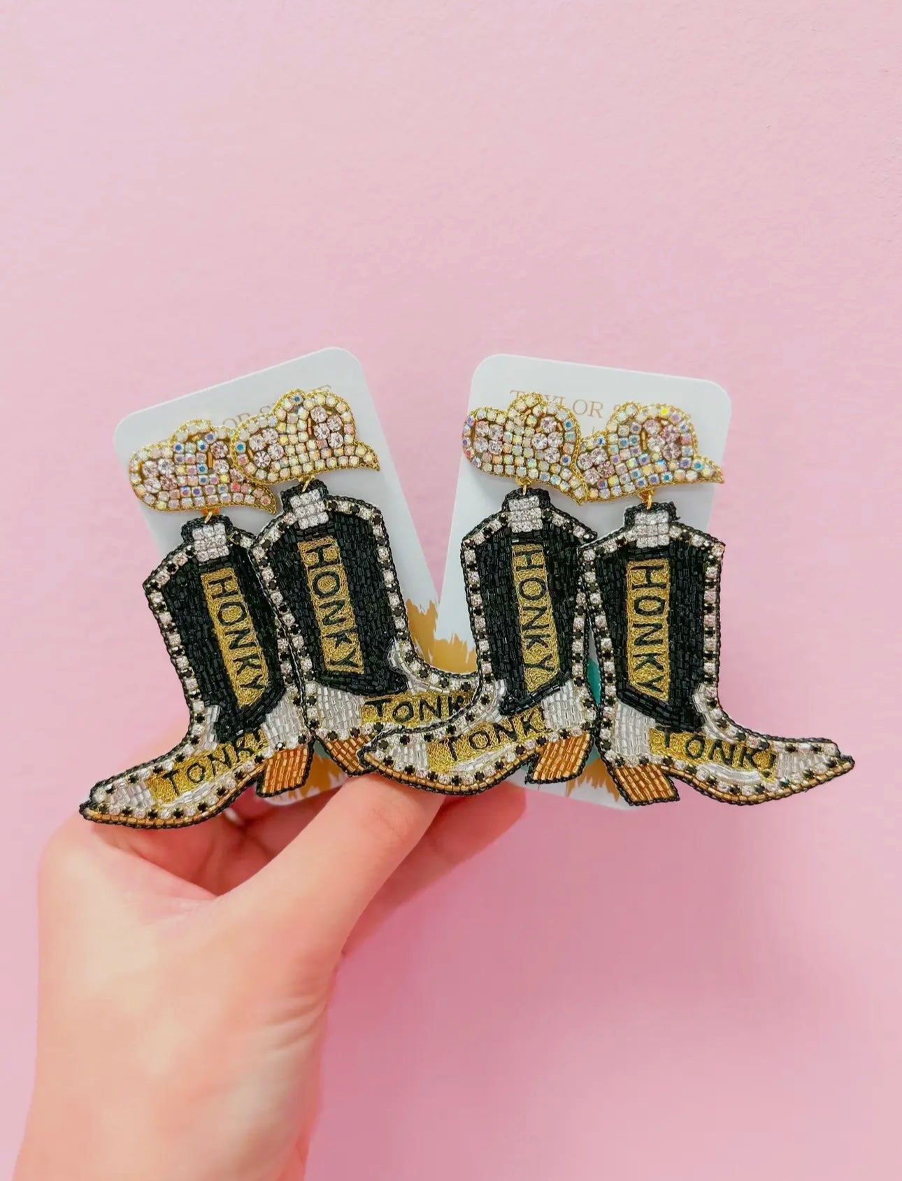 Honky Tonk Boot Earrings