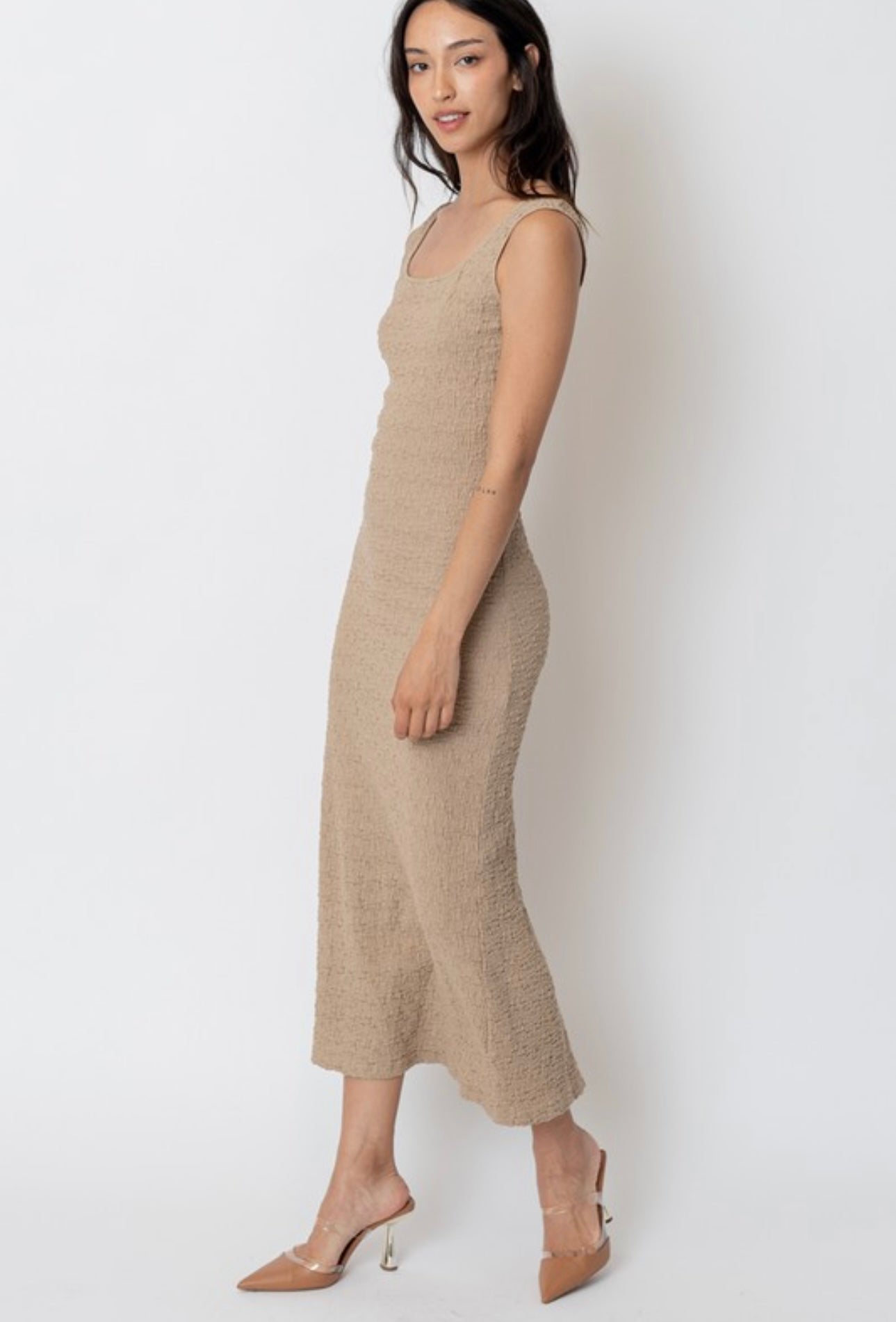 Taupe Bodycon Dress