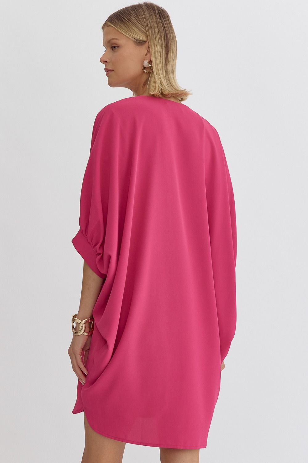 Summer Bliss Magenta Dress