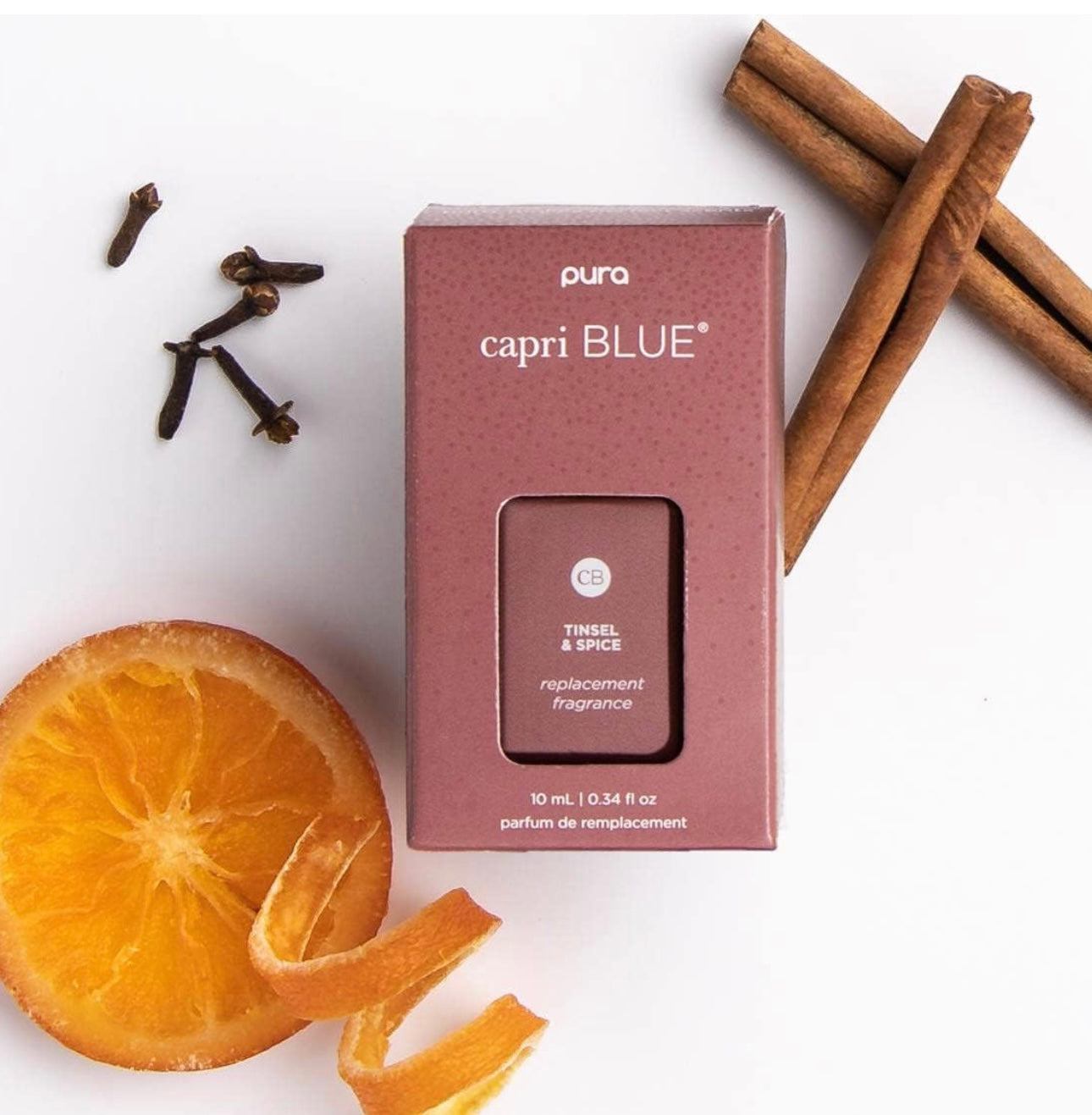 Capri Blue Tinsel & Spice/ Volcano 2 fragrance refills Smart Home Fragrance Plug in Diffuser