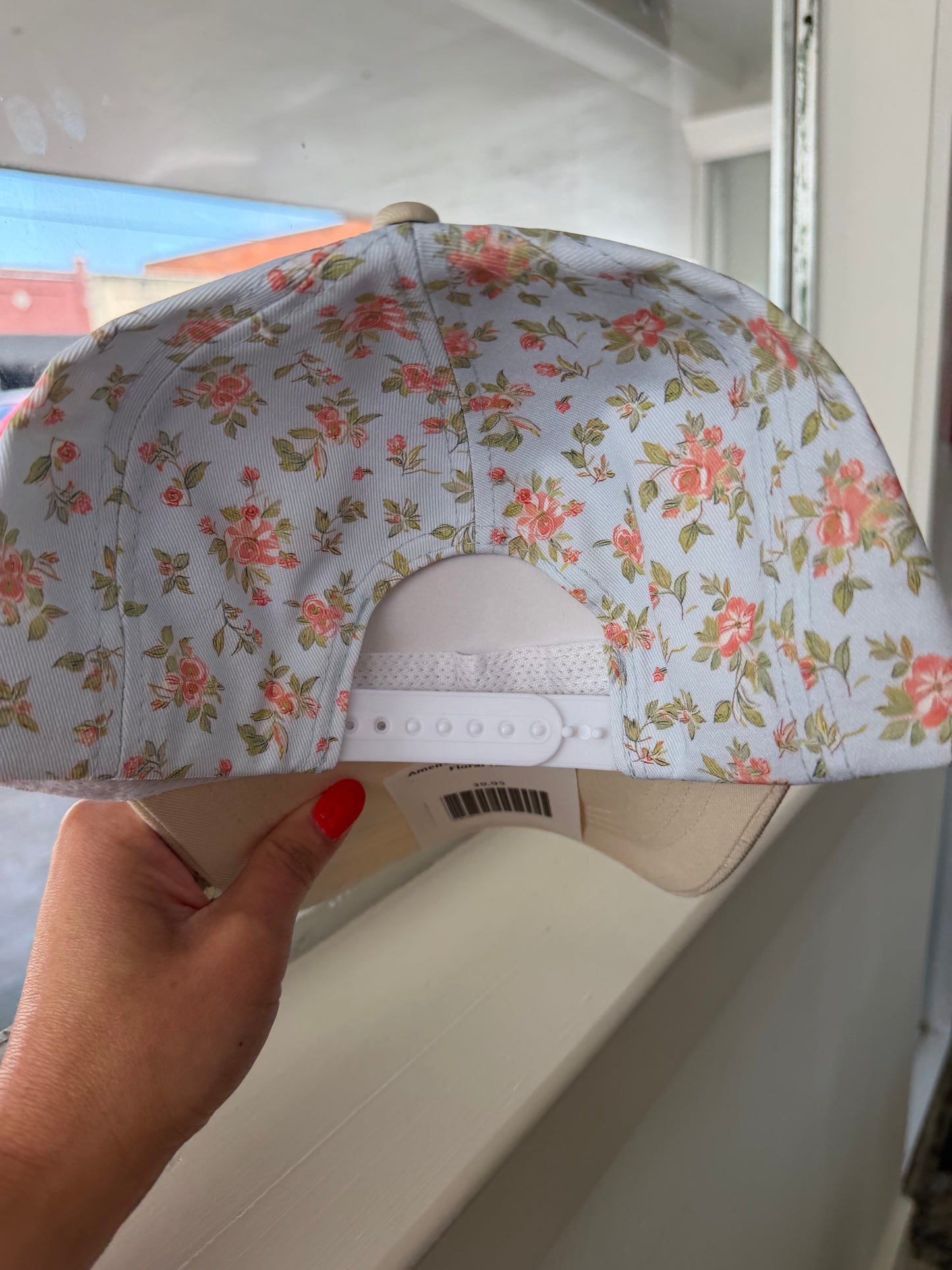 Amen~ Puff Embroidered Floral Hat