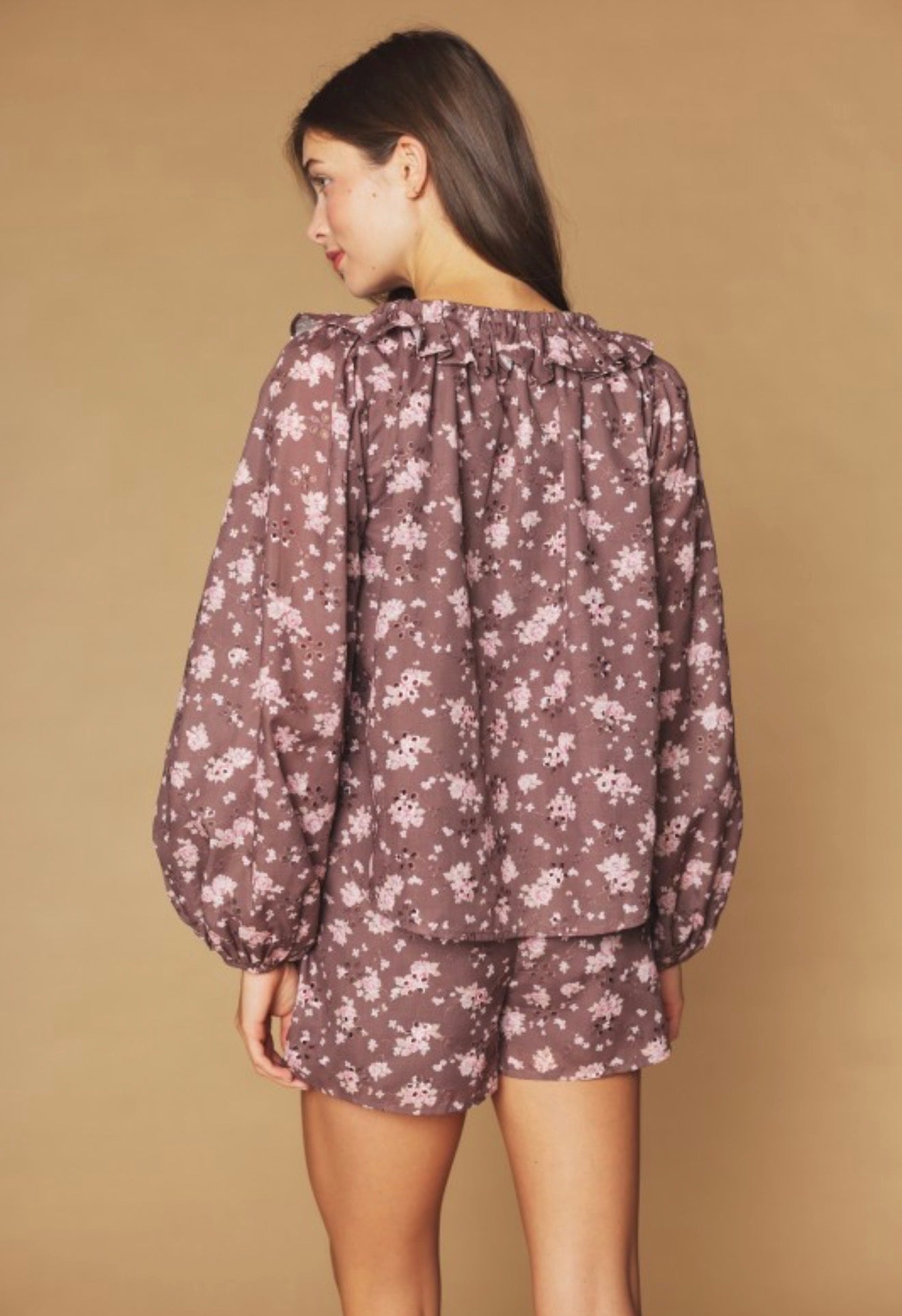 Georgia Floral Ruffle Set