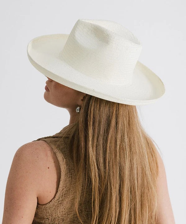 GiGi Pip- White Penny Fedora