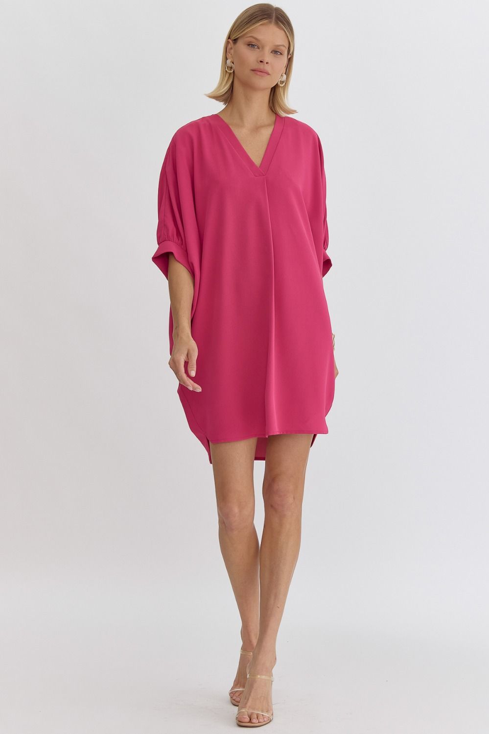 Summer Bliss Magenta Dress