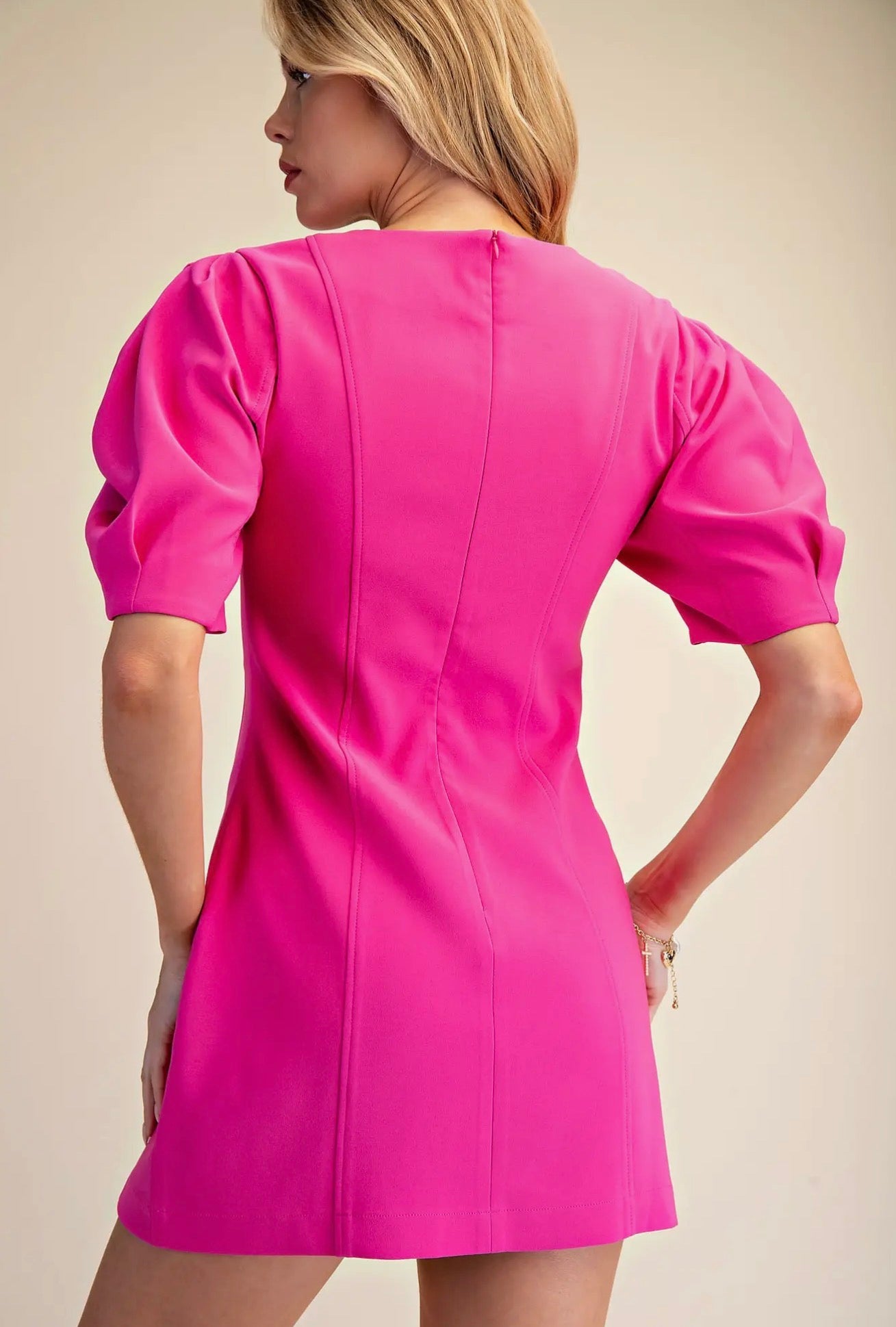 Hot Pink Mini Dress