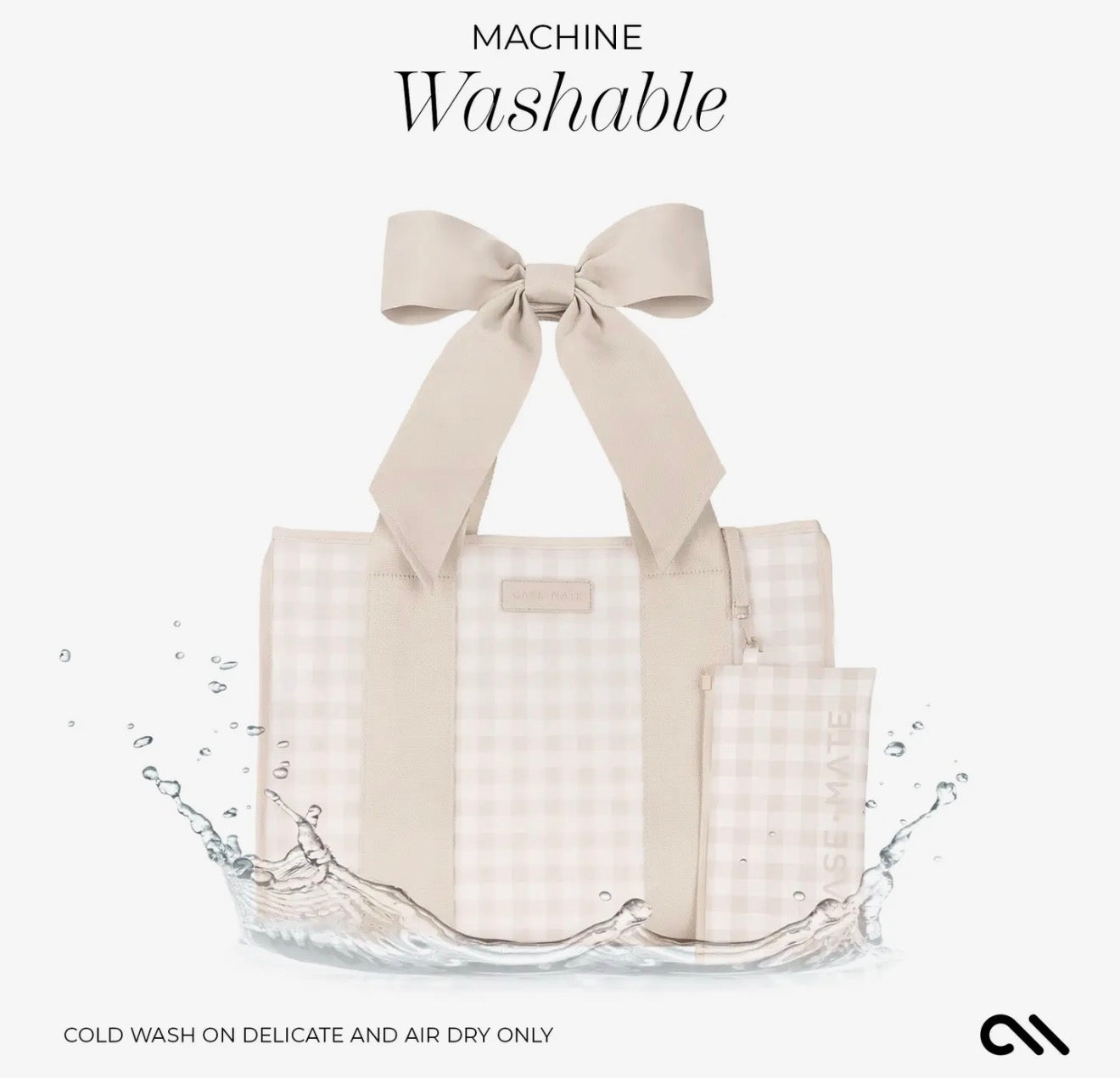 Latte Gingham Bow Jelly
Tote Bag Case~Mate