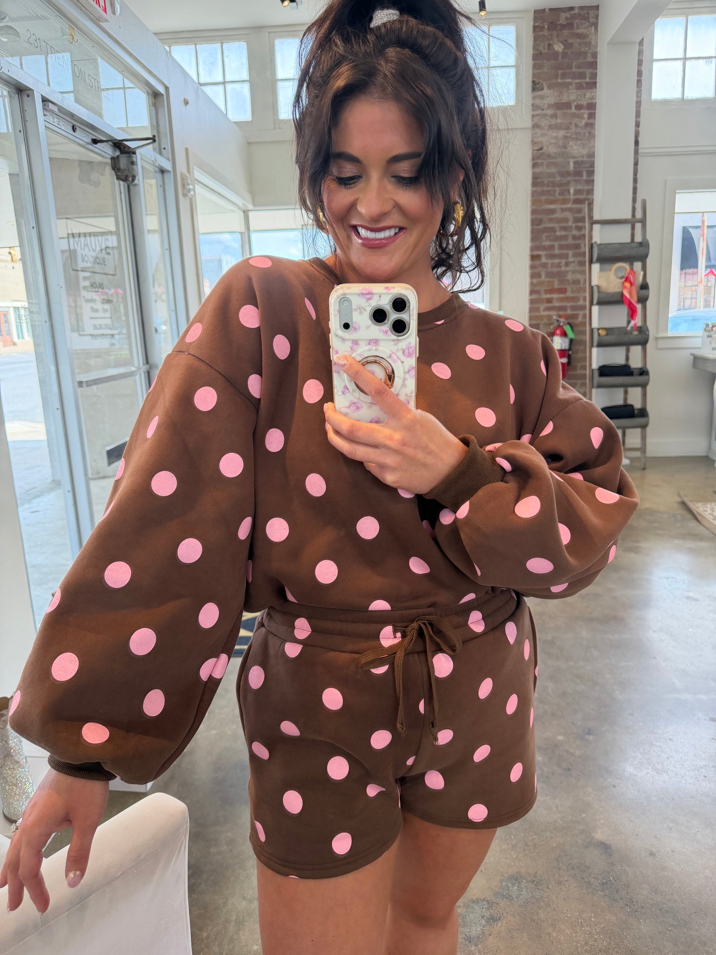 Classic Charm Polka Dotted Set